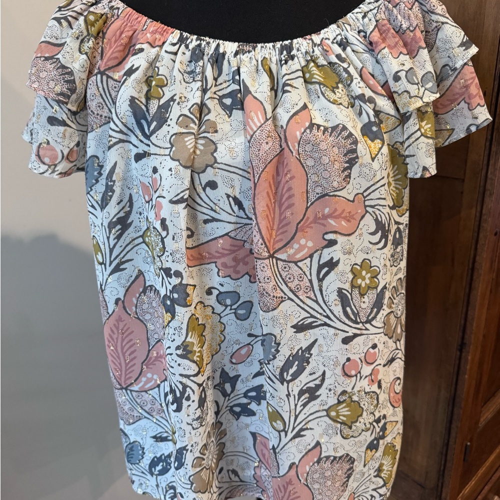 Loft Floral Off-Shoulder Women Top
